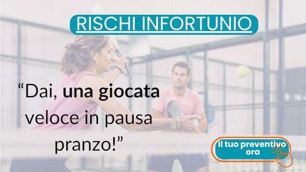 colleghi giocano in pausa pranzo rischio infortunio